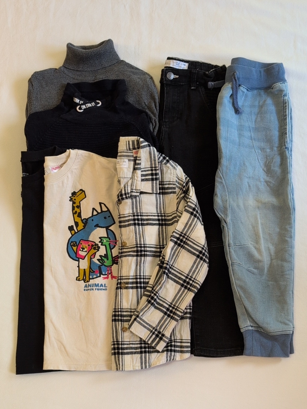 Zara Kids Boys Fall Winter Streetwear Capsule Clothes Lot 7pc Size 4/5Y H&M